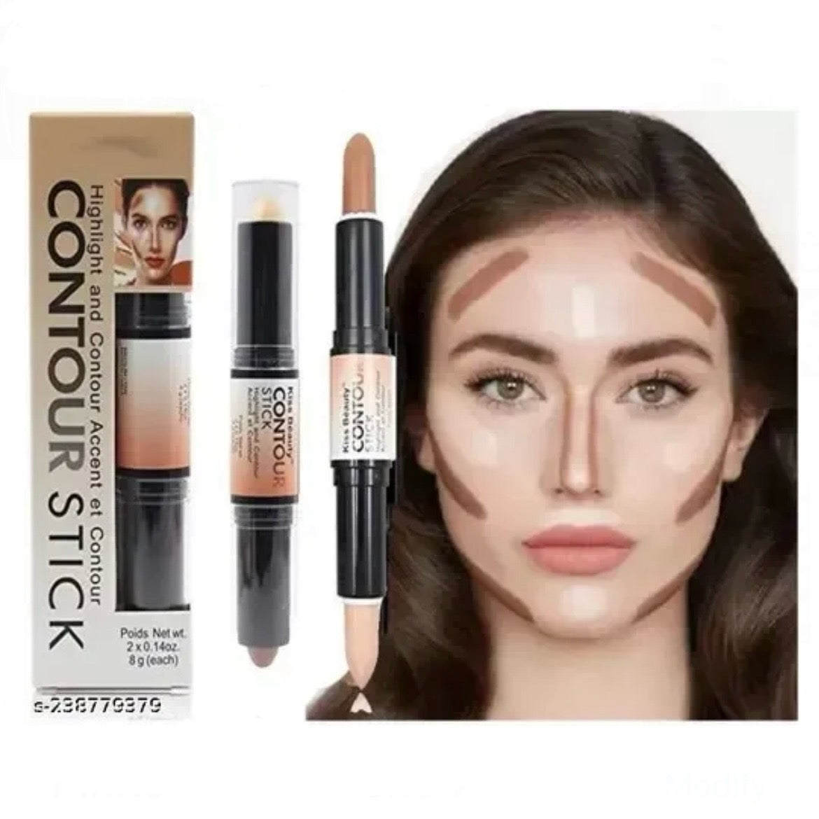Kiss Beauty - Double Head Highlighter & Contour Stick