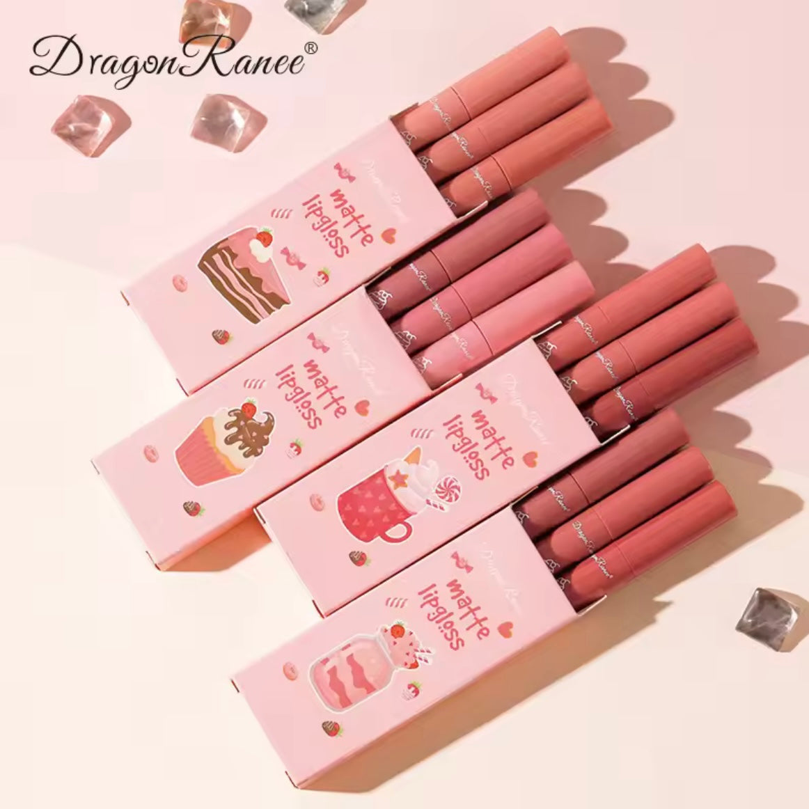 Dragon Ranee - Snack Matte Lip Gloss Set of 3