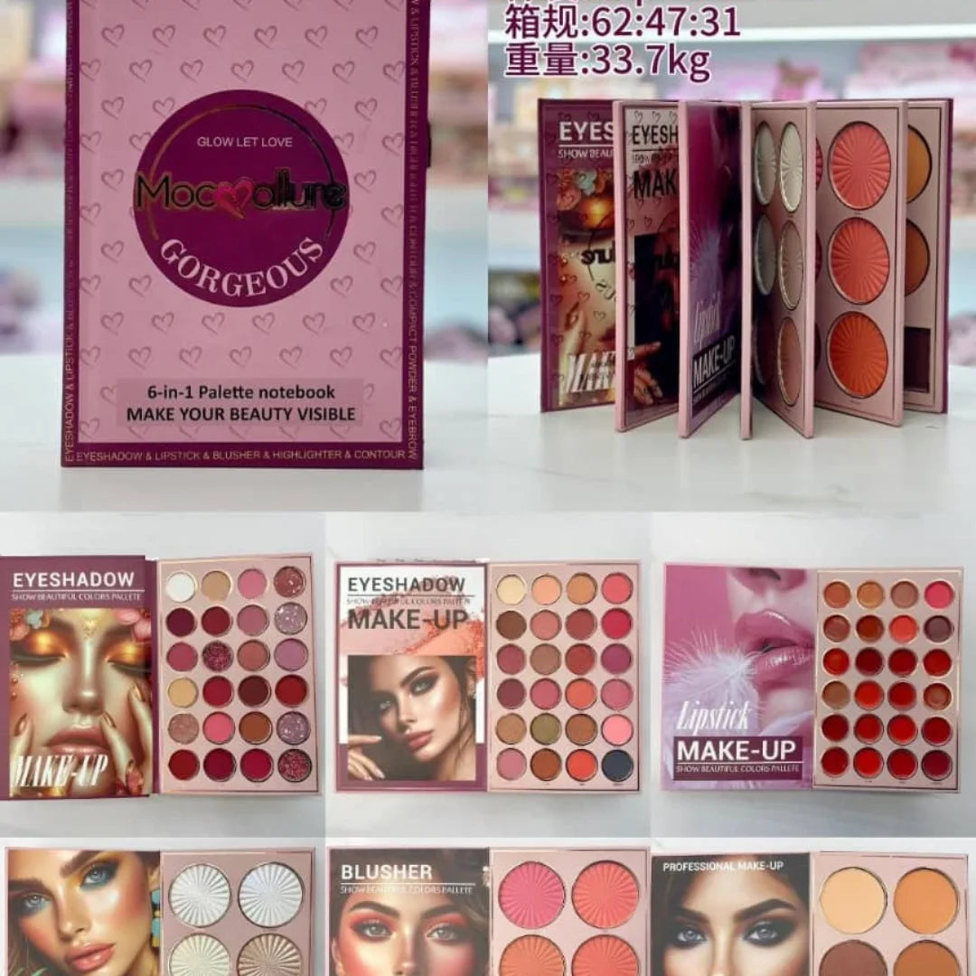 Gorgeous Mocallure 6 Layer All-in-One Makeup Book Kit