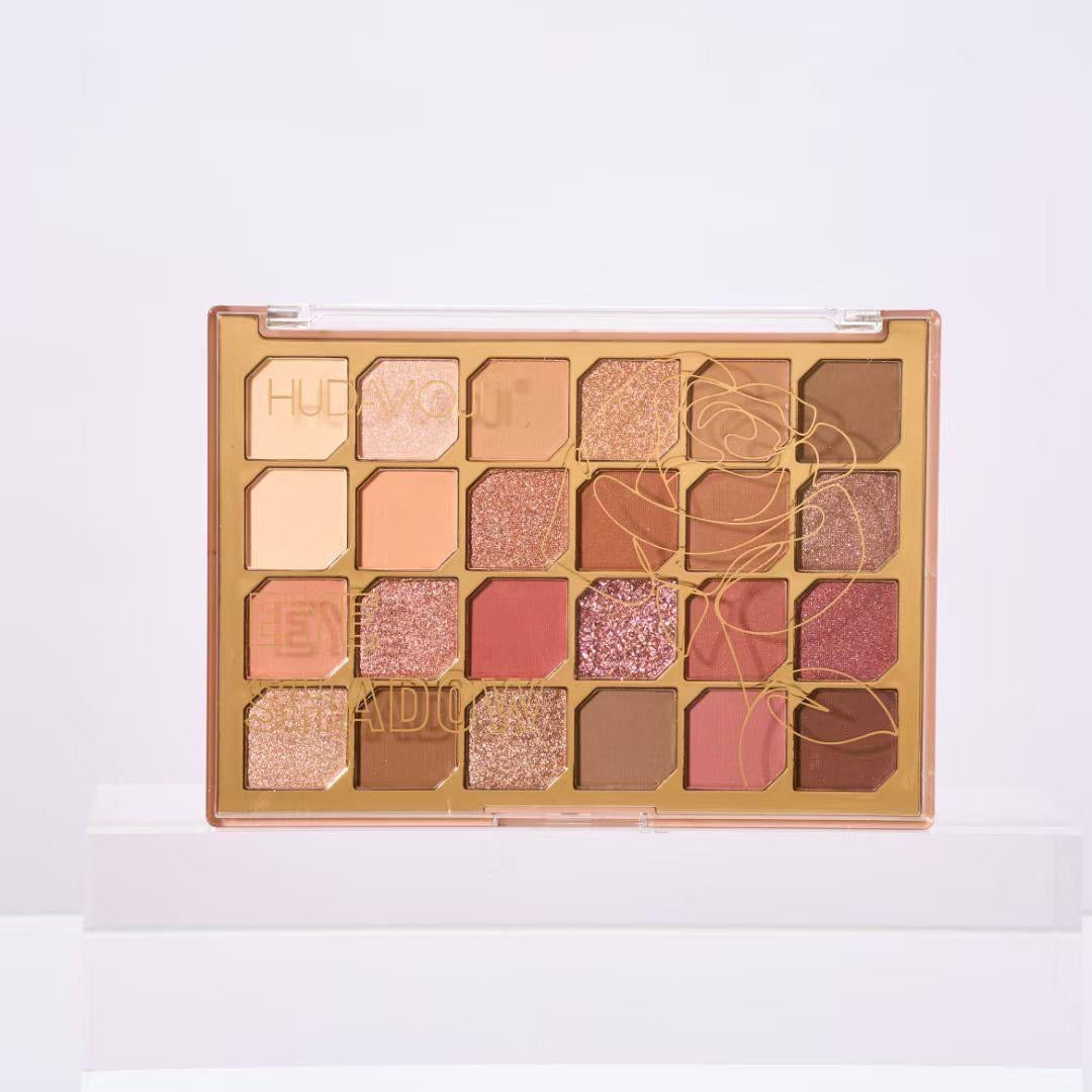 Hudamoji - 24 Color Matte & Shimmer Eyeshadow Palette