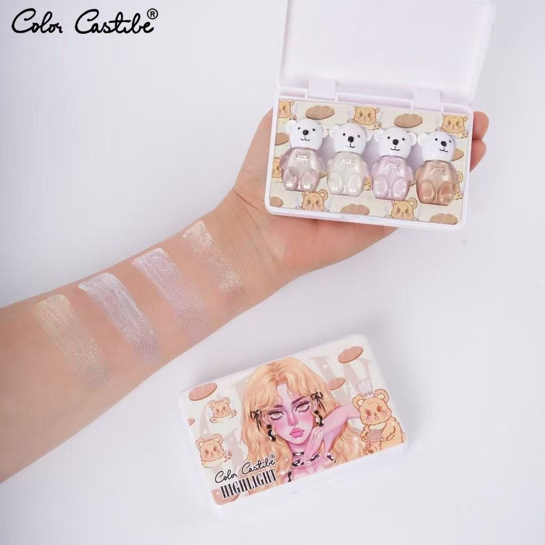 Color Castle - Lucky Bear Glow Highlighter Set of 4
