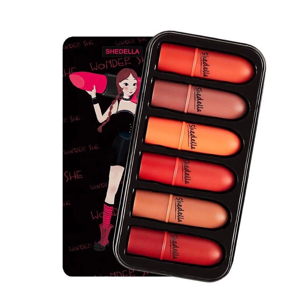 Shedella - Bullet Velvet Matte Lipstick Set of 6