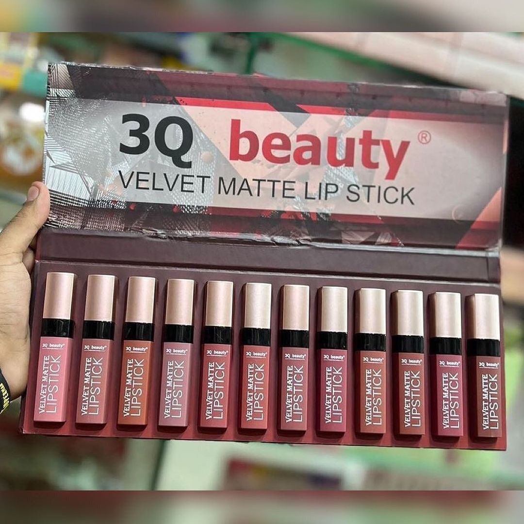 3Q Beauty - 12 Color Nude Matte Lipstick Set