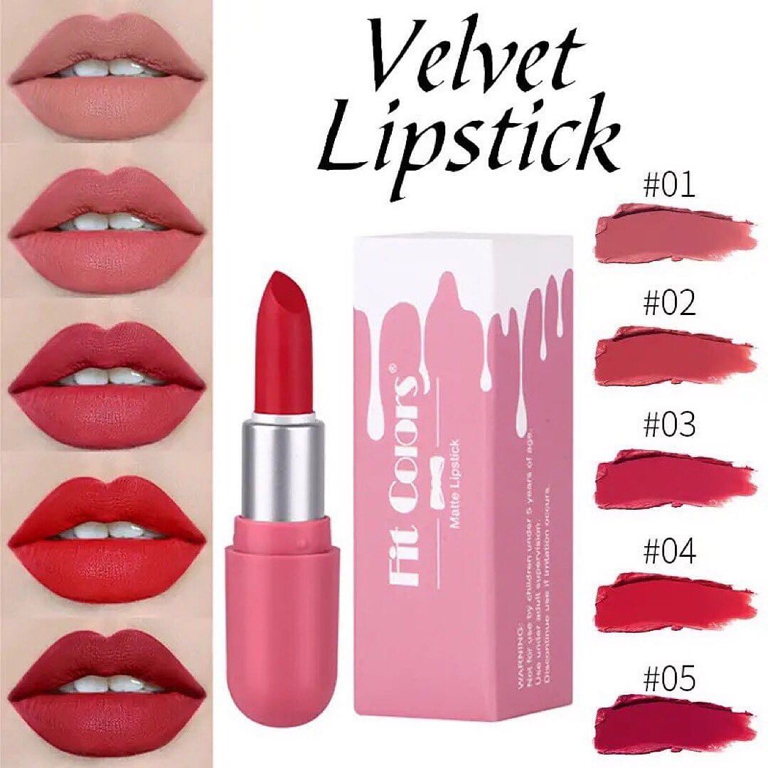 Fit Colors - Mini Capsule Matte Lipsticks Set of 5