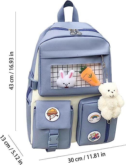 Bunny Travel Large Capacity Canvas Bag Set of 4