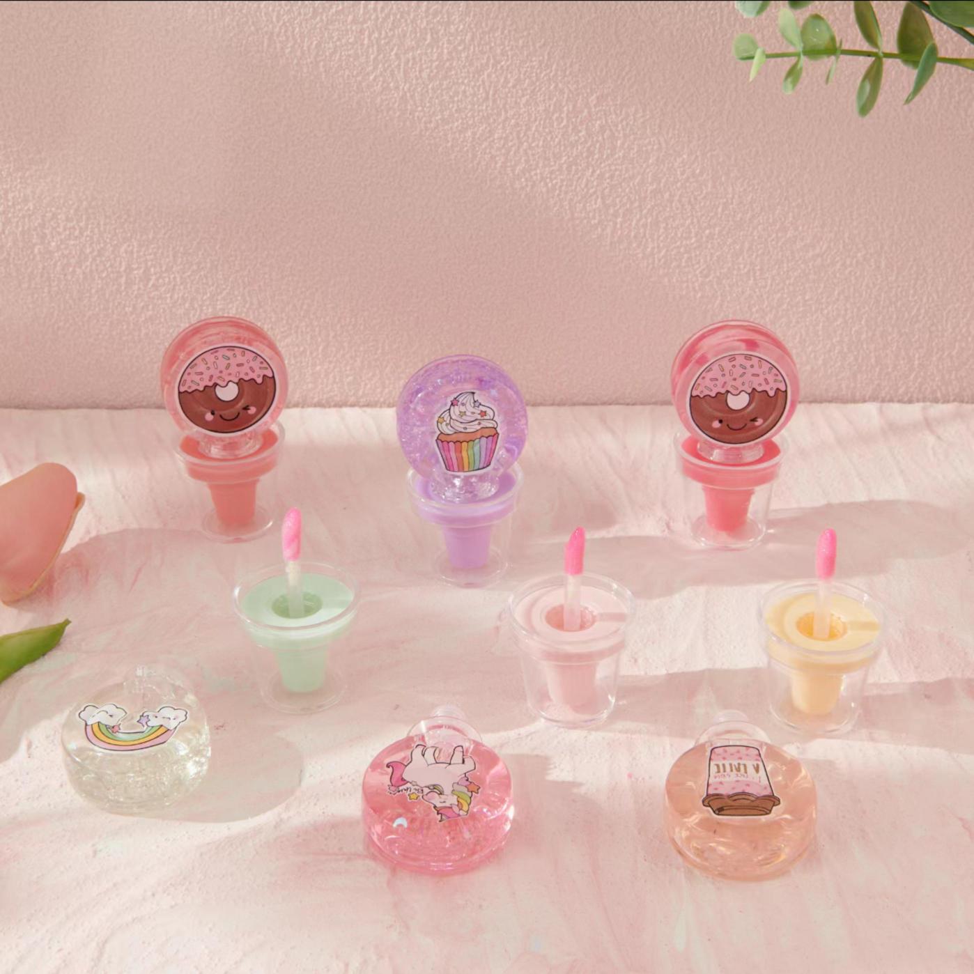 Hudamoji - Cute Cookie Plumping Lip Gloss Set of 6