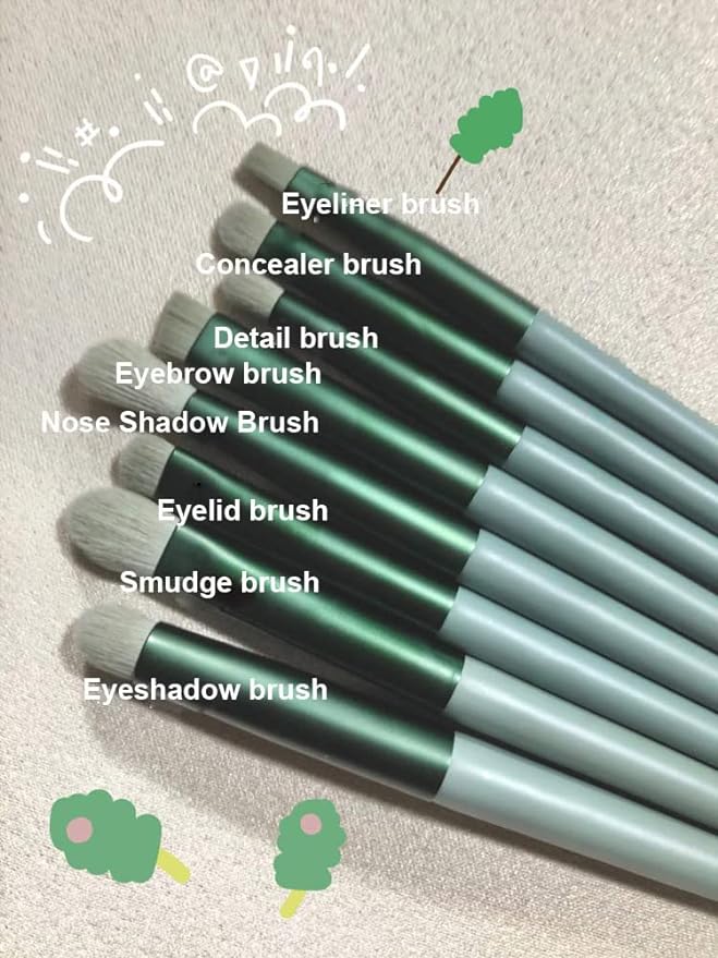 Fix - Soft Makeup Brushes with Velvet Pouch Set of 3