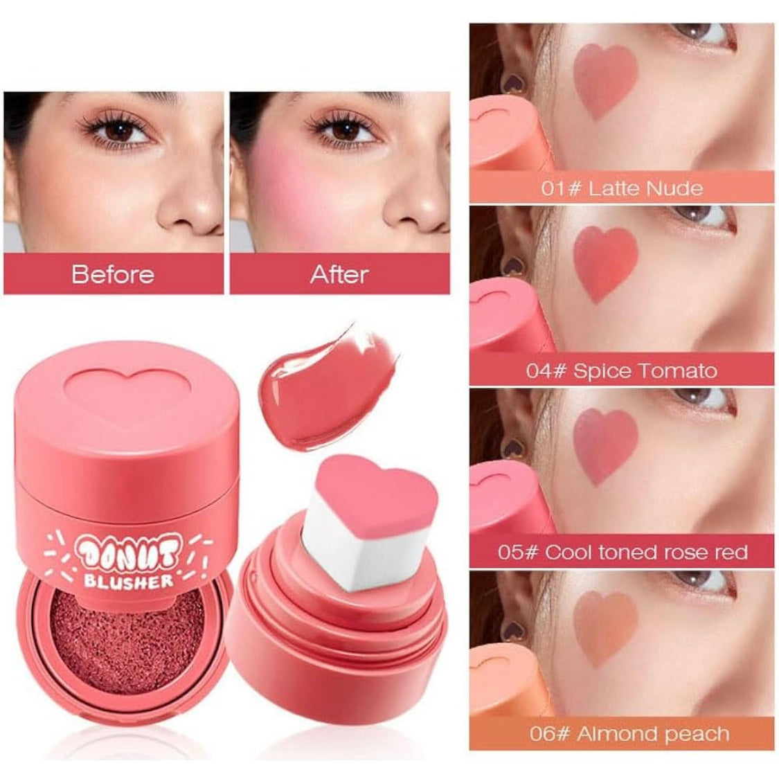 Heart Stamp Rouge Creamy Cheek Blush