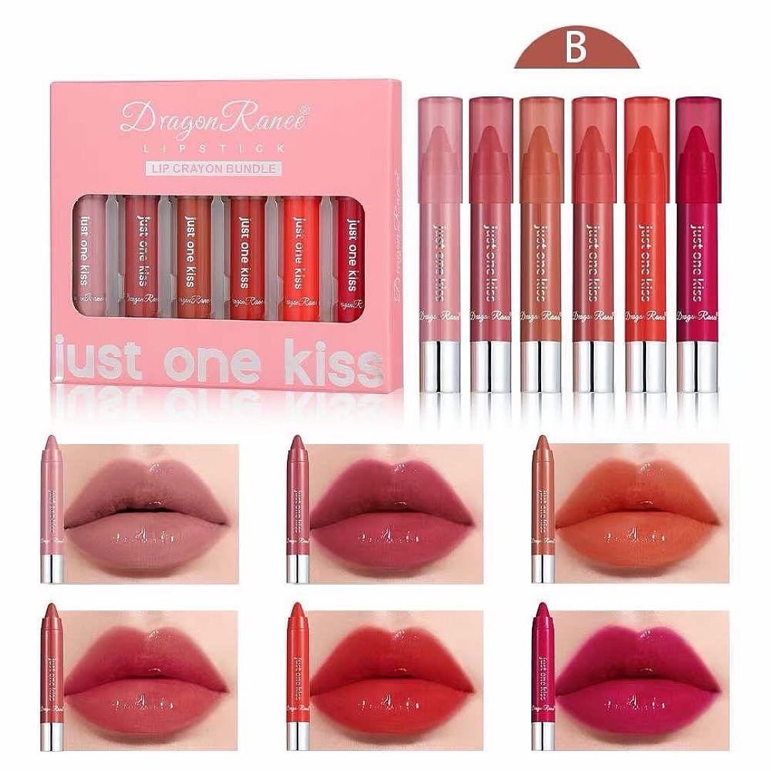 Dragon Ranee - Just One Kiss Lip Crayons Set of 6