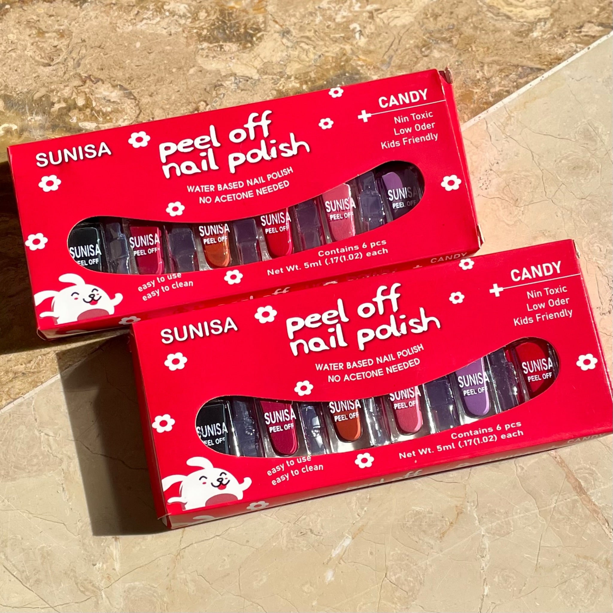 Sunisa - Peel Off Matte Nail Polish Set of 6
