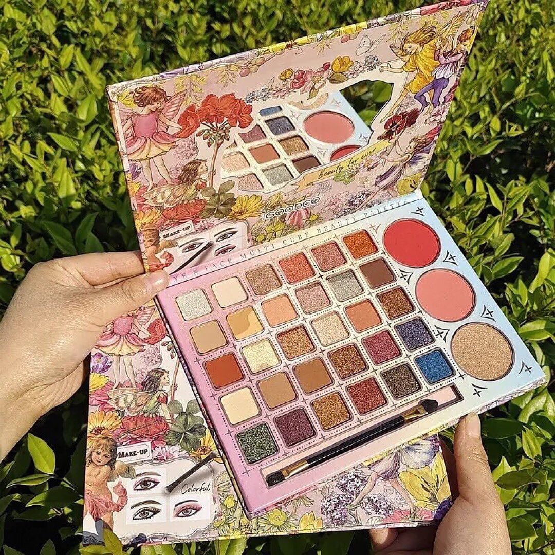 IGOODCO - 33 Color Matte Glitter & Blush Face Palette