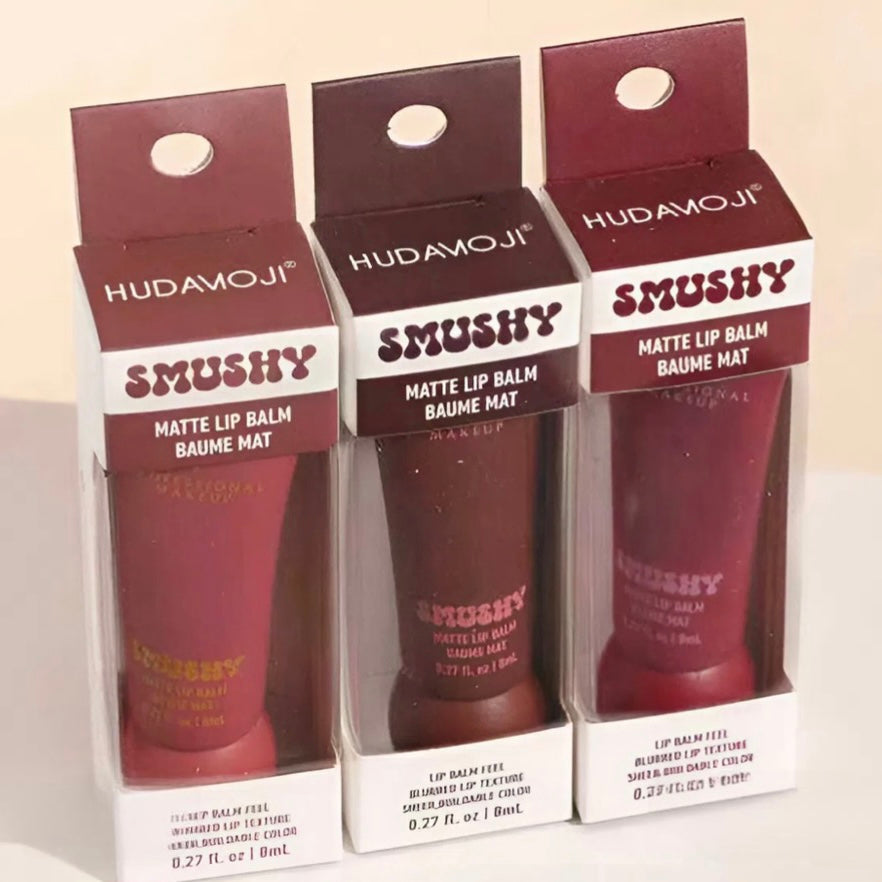 Hudamoji - 6pcs Smushy Matte Lip Gloss