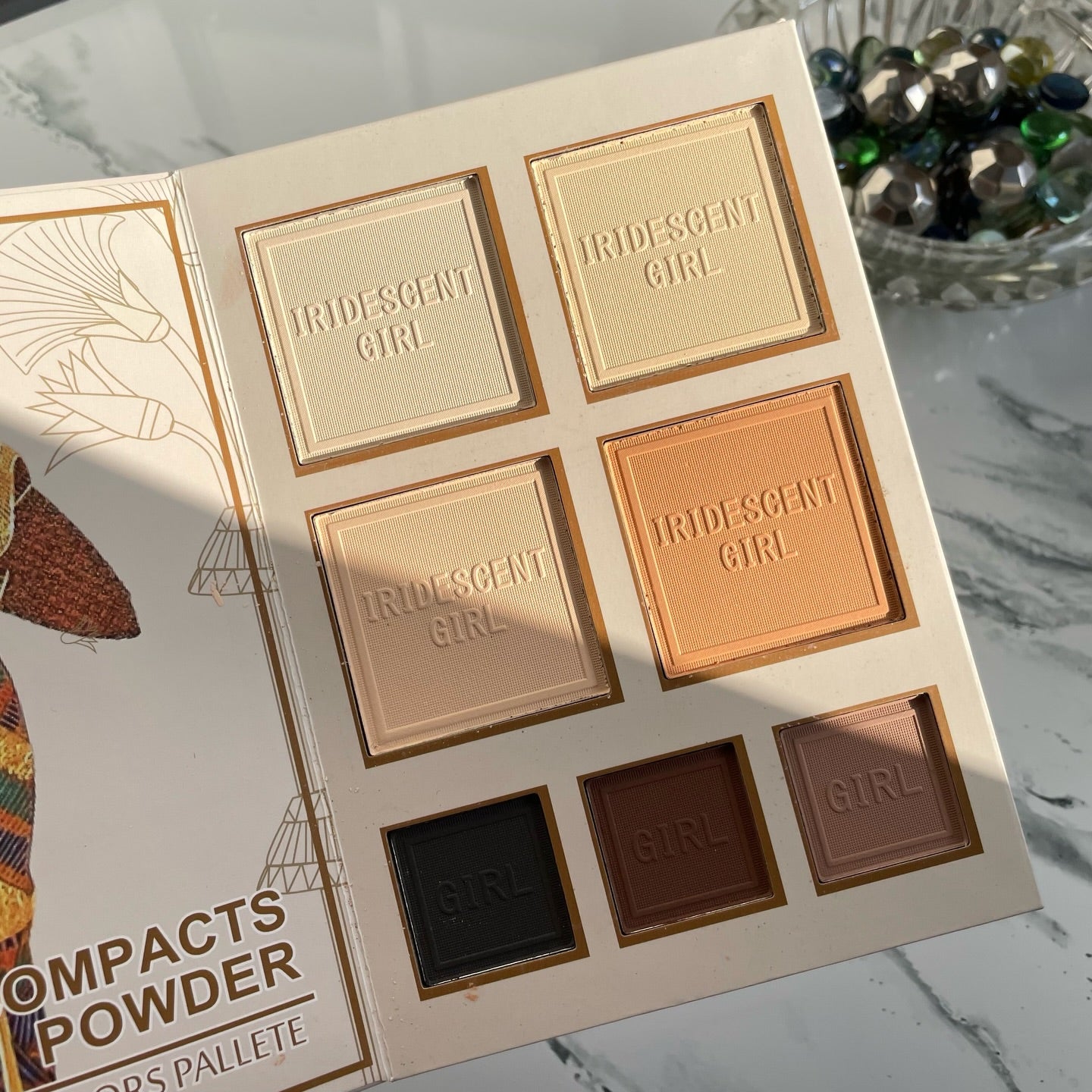 IRIDESCENT - 6 Layer Makeup Book Palette