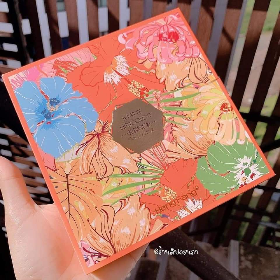 Heng Fang - 5 Color Peach Velvet Matte Lipsticks Set