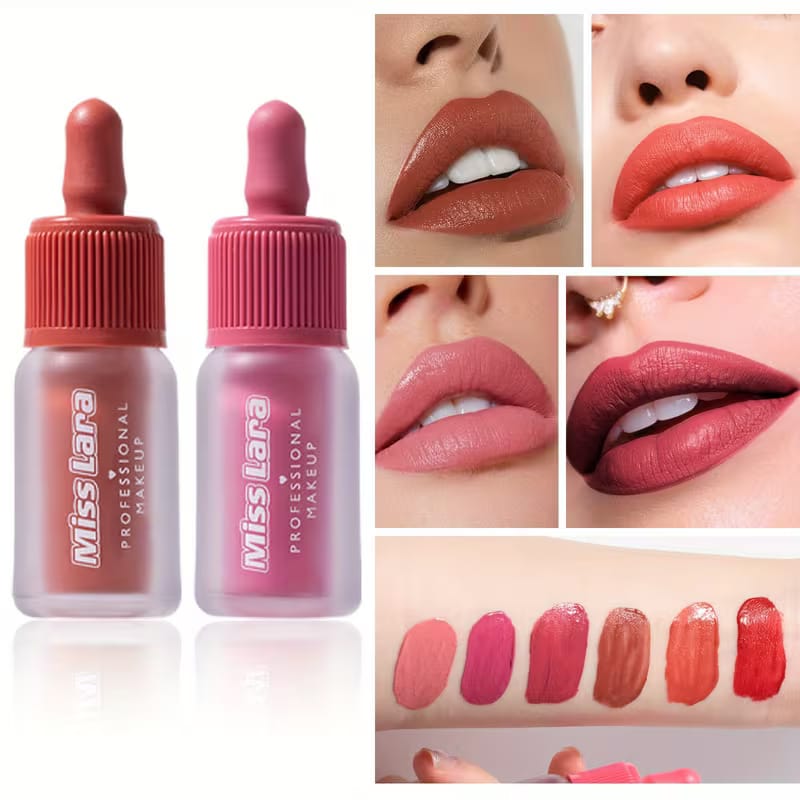 Miss Lara - 6pcs Ink Airy Velvet Lip & Blush Cream