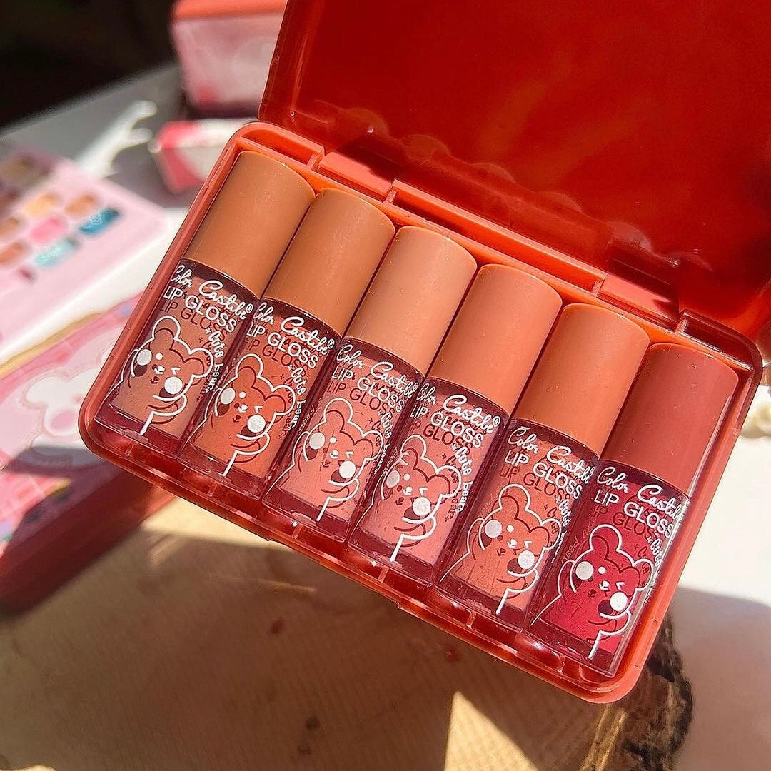 Color Castle - Mini Bear Lip Gloss Set of 6
