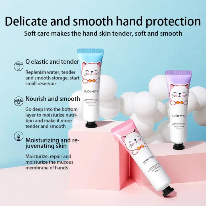 LUOF MISS - Cute Moisturizing Cat Hand Cream Set of 5
