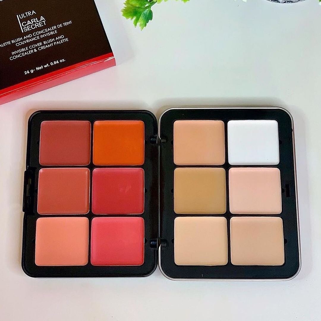 Carla Secret - 12 Color Concealer & Blush Palette