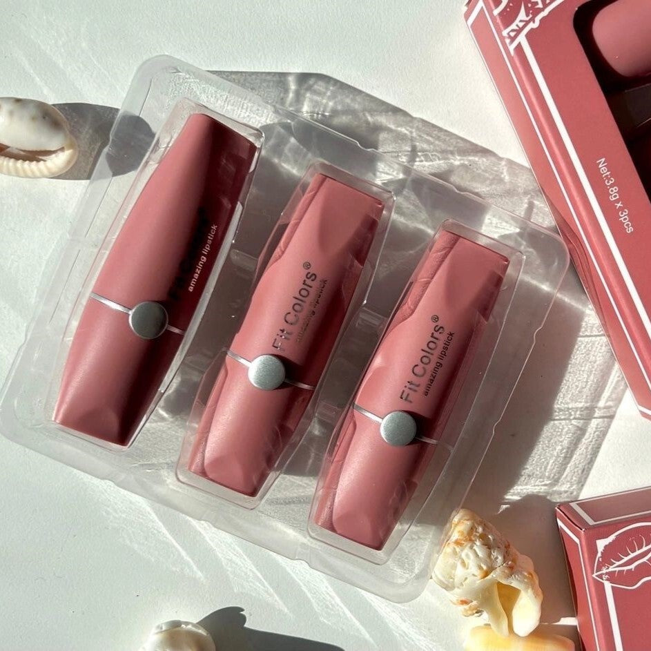 Fit Colors - Amazing Matte Lipsticks Set of 3