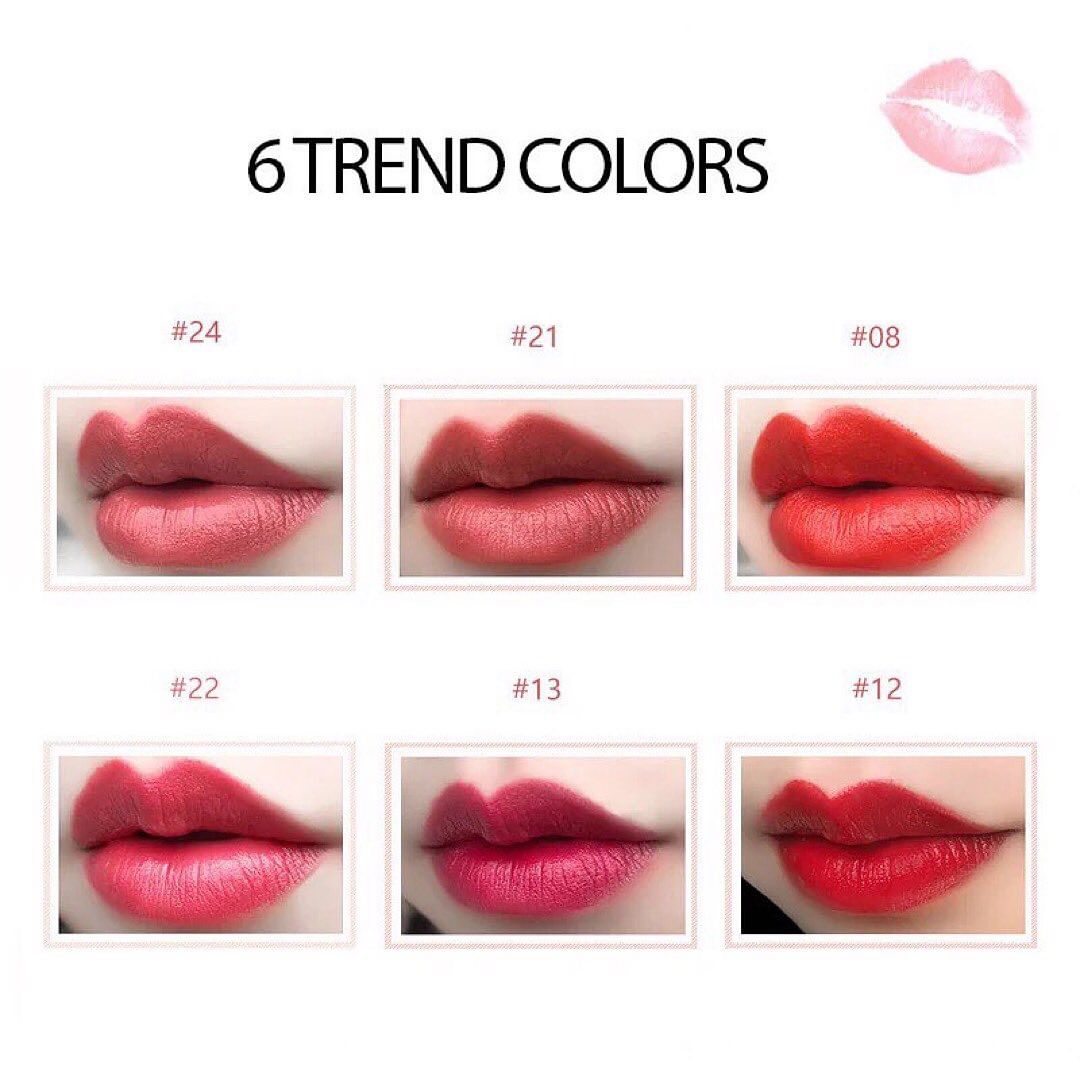 Shedella - Bullet Velvet Matte Lipstick Set of 6