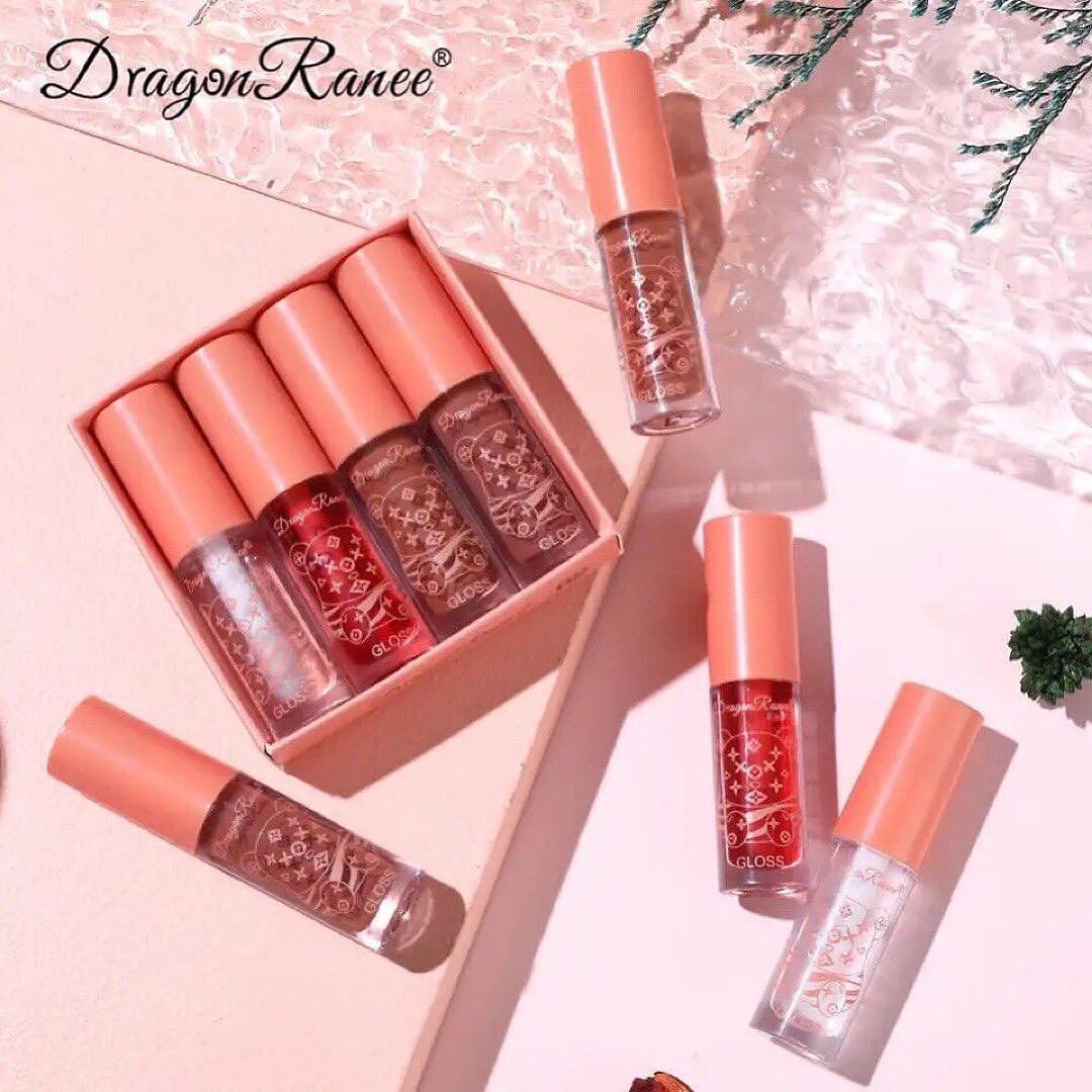 Dragon Ranee - Bear Mirror Jelly Lip Gloss Set of 4