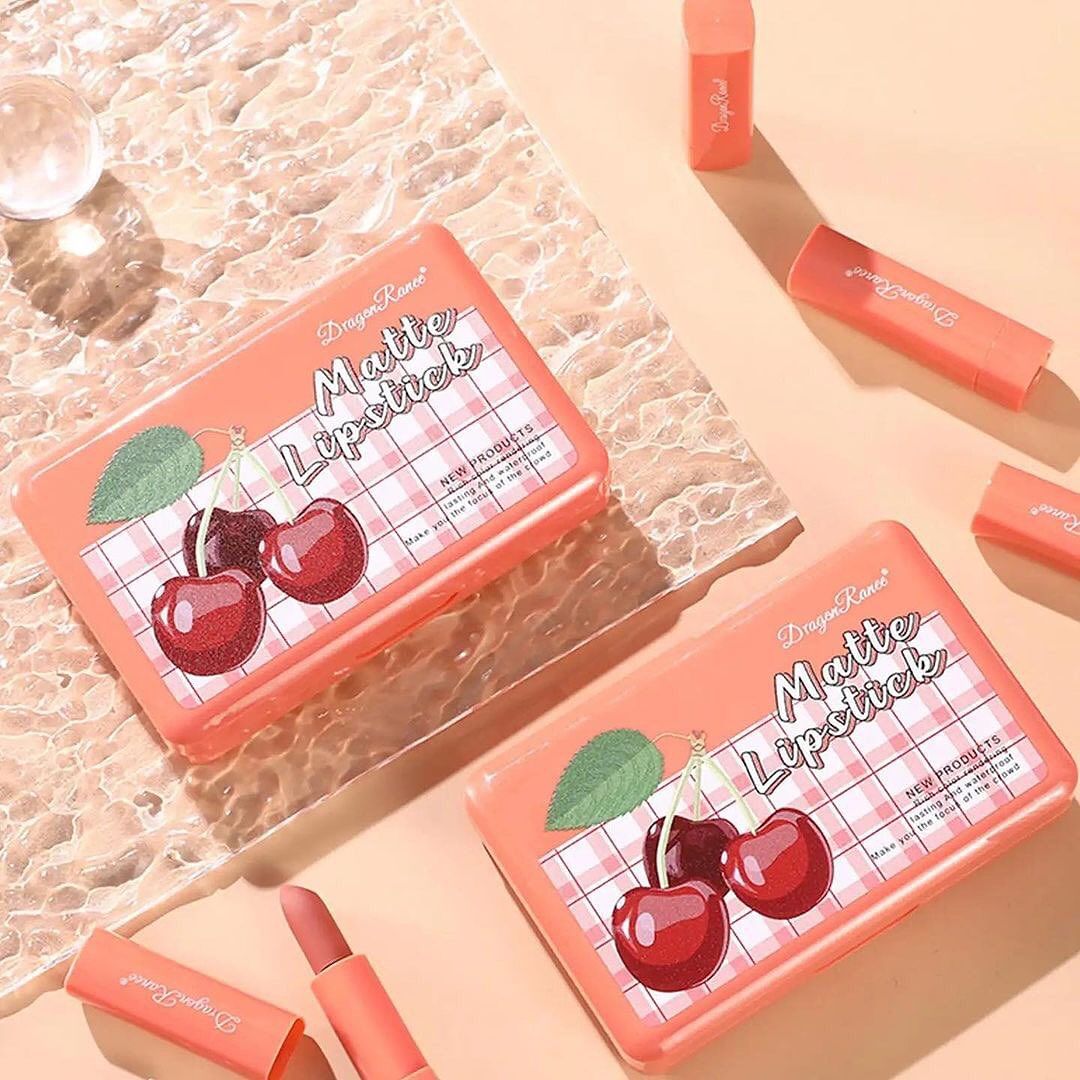 Dragon Ranee - Cherry Matte Lipstick Set of 6