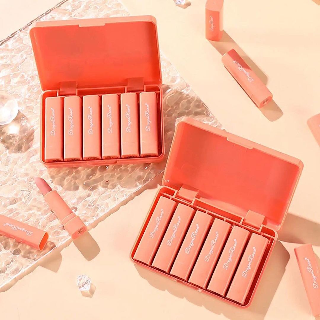 Dragon Ranee - Cherry Matte Lipstick Set of 6
