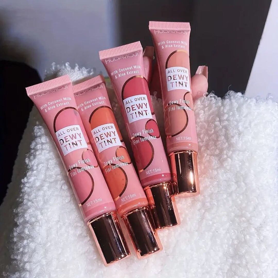 Hudamoji - All Over Dewy Liquid Tube Blush Set of 6