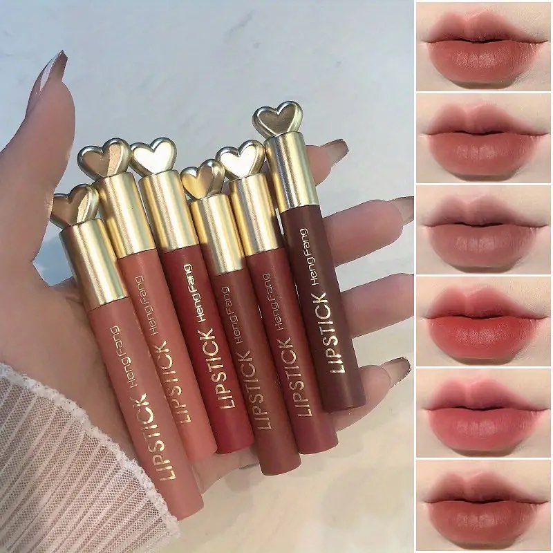 Heng Fang - Heart Velvet Matte Lipstick Set of 6