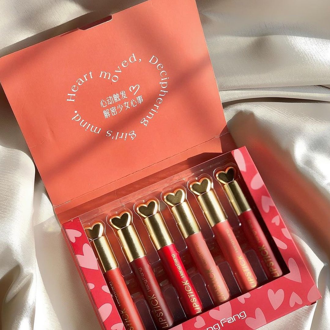 Heng Fang - Heart Velvet Matte Lipstick Set of 6