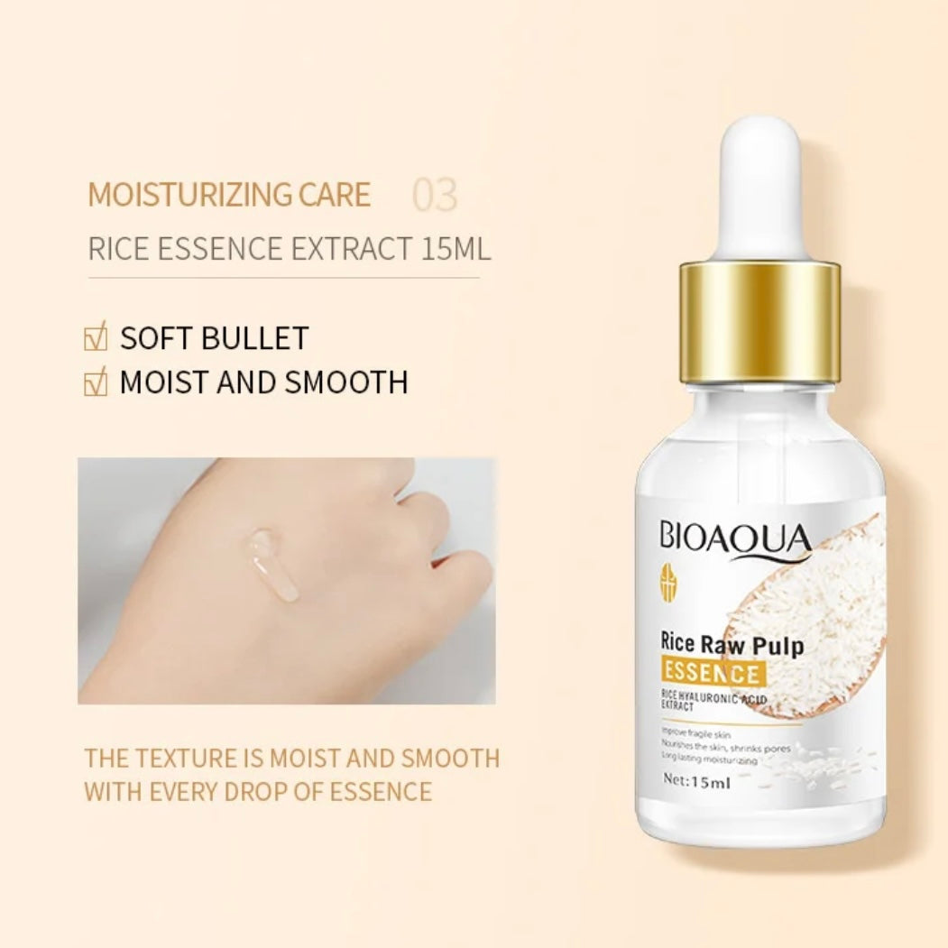 Bioaqua - 6 Step Rice Raw Pulp Facial Skin Care Set