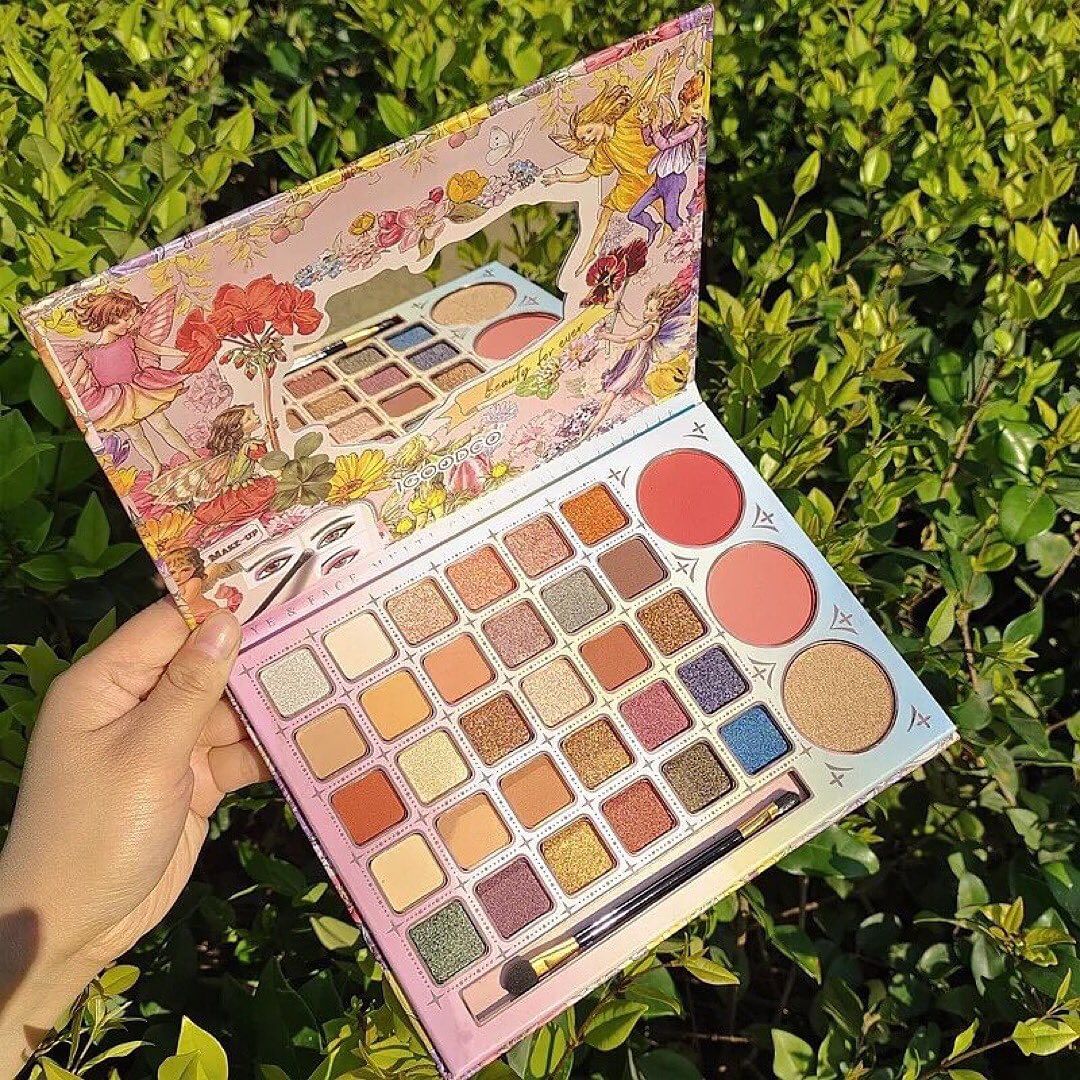 IGOODCO - 33 Color Matte Glitter & Blush Face Palette