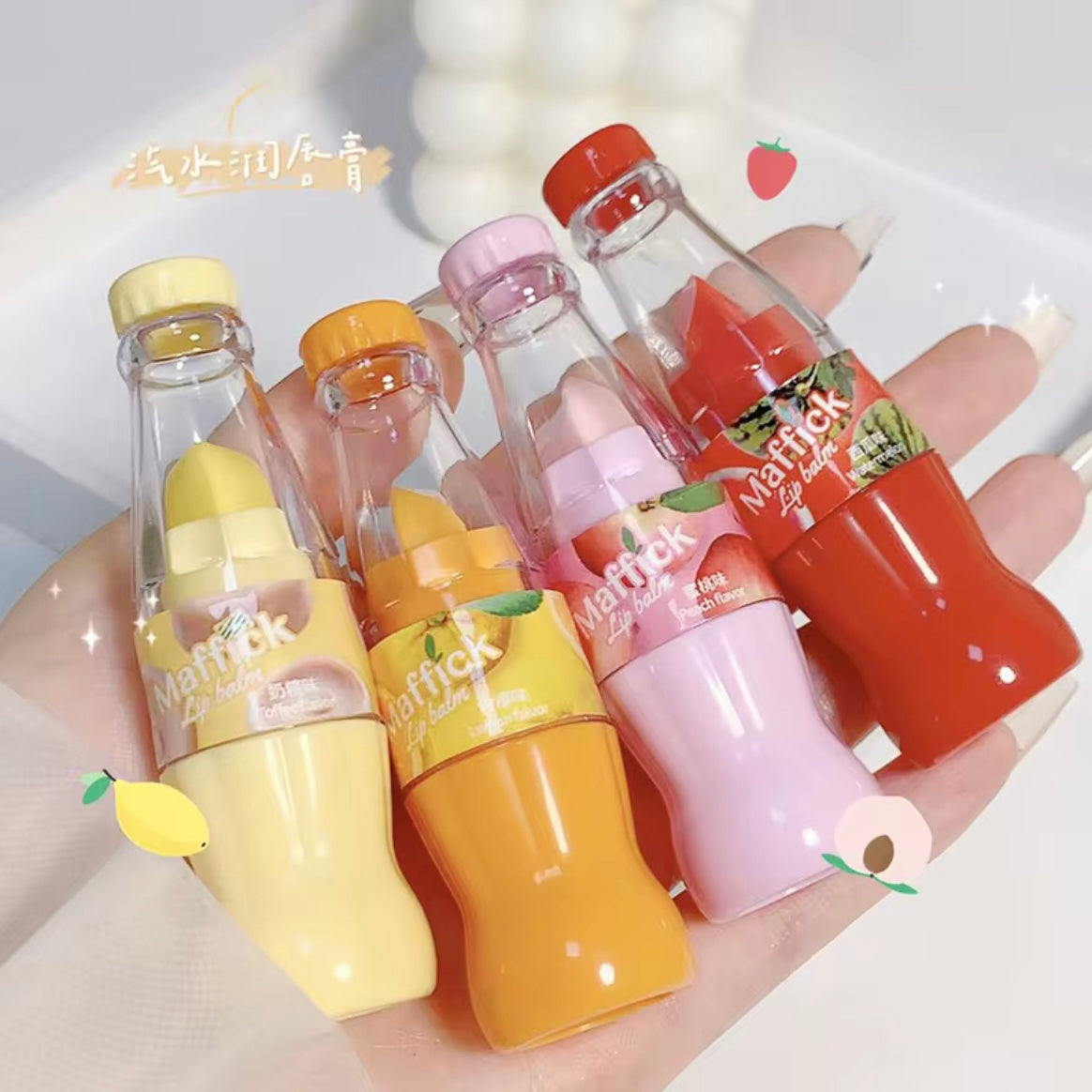 Maffick - Bottle Shape Moisturizing Lip Balm