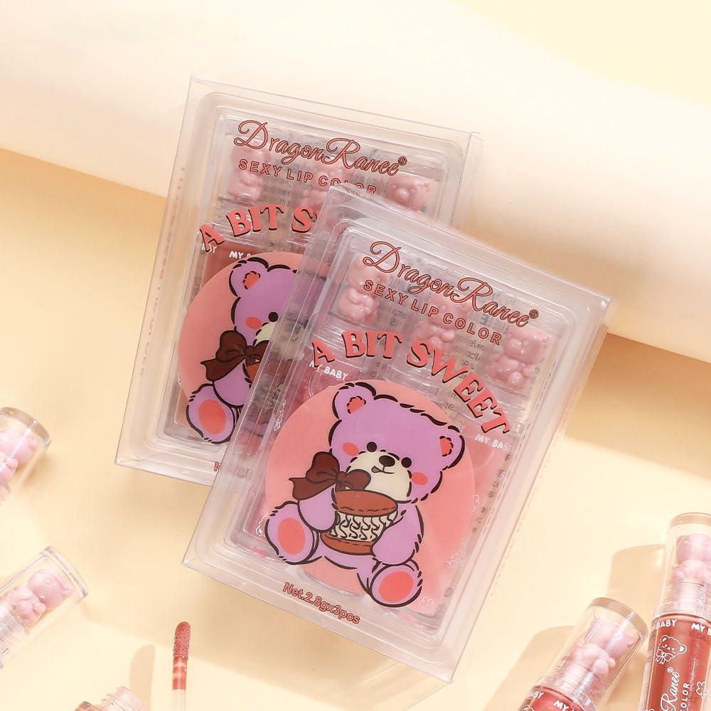 Dragon Ranee - Bear Sweet Jelly Lip Gloss Set of 3