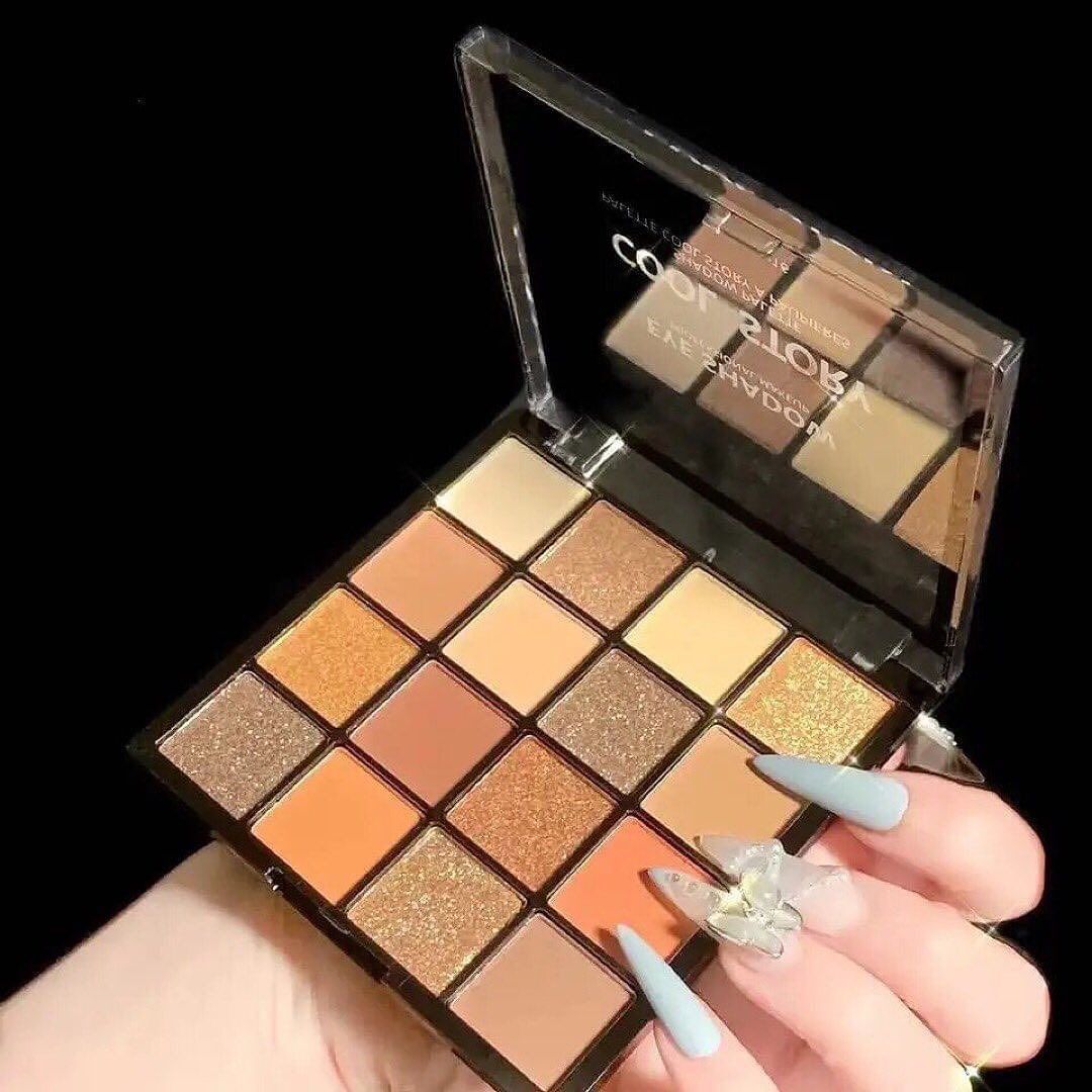 Cool Story - 16 Color Shimmer Matte Eyeshadow Palette