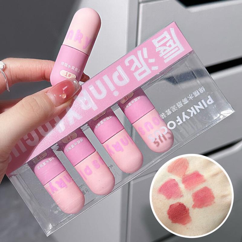 Pinky Focus - Capsule Matte Lip Gloss Set of 5
