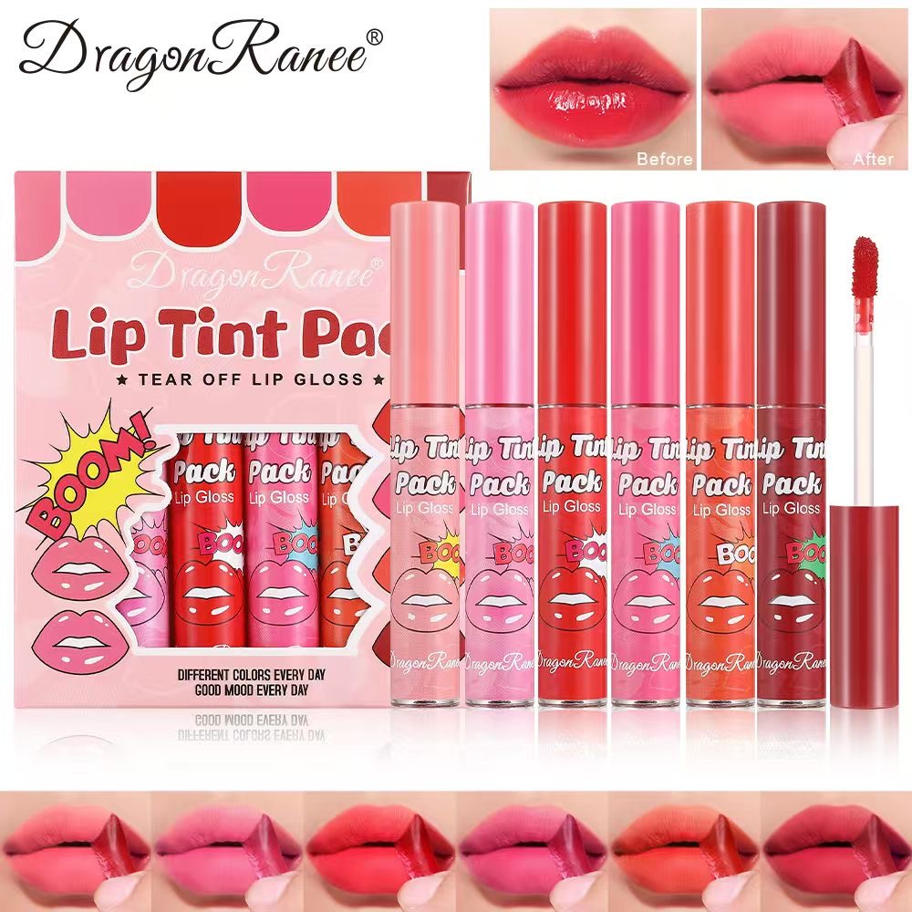 Dragon Ranee - Fruity Peel Off Lip Tint Set of 6