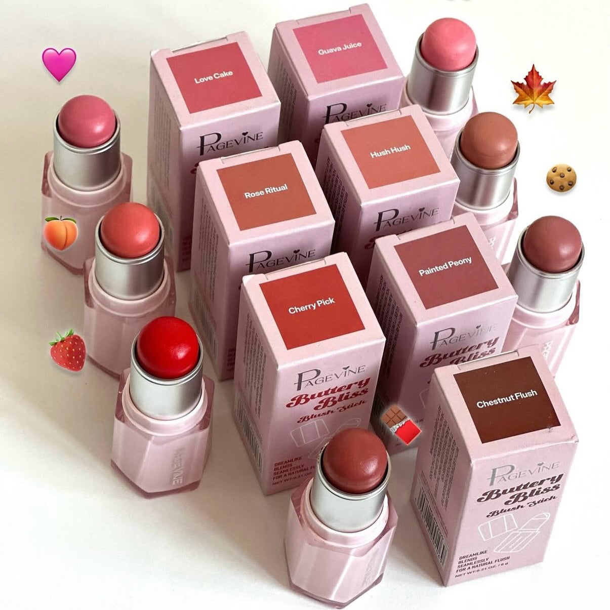 Page Vine - 7pcs Buttery Bliss Blush Stick