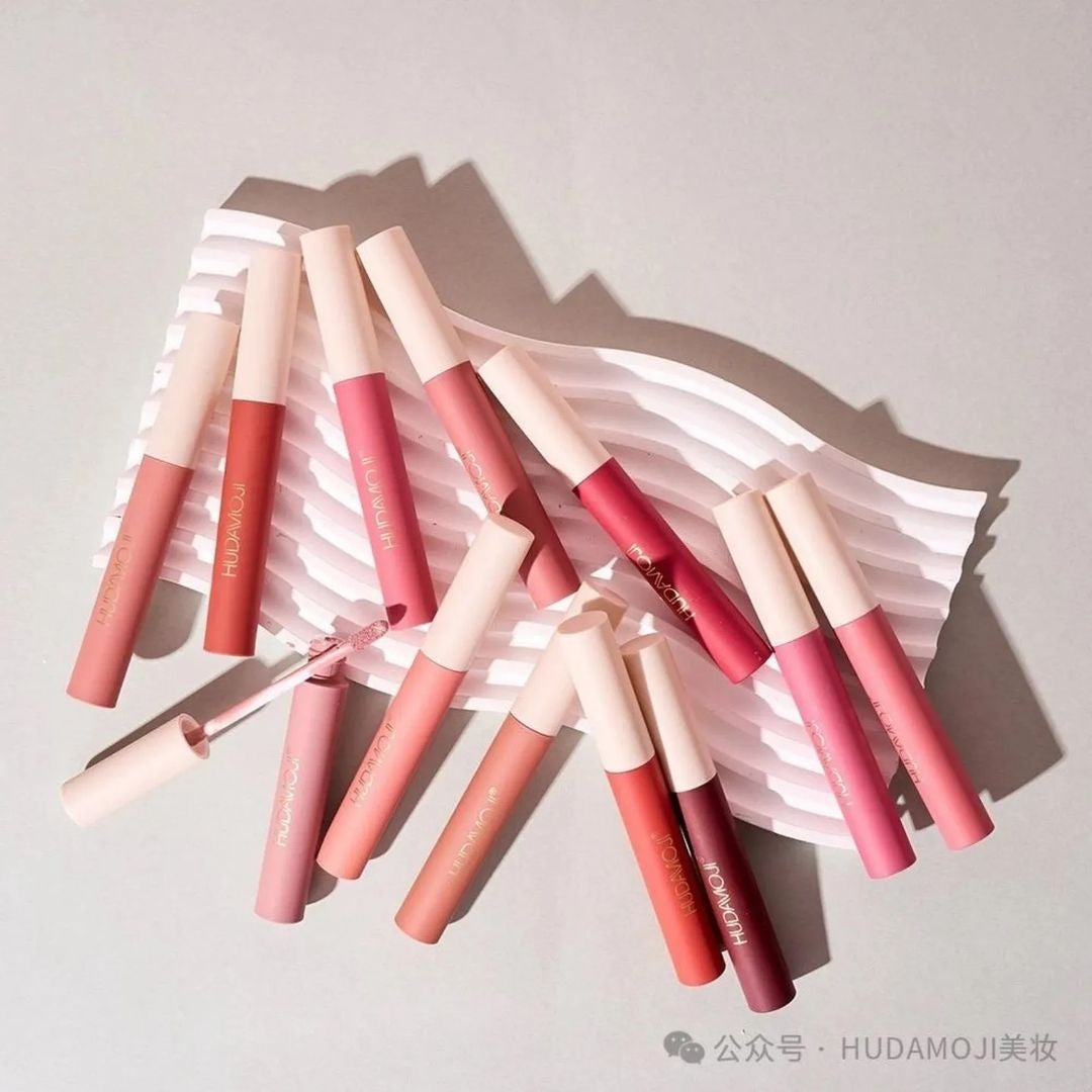 Hudamoji - 24 Hour Matte Lip Gloss Set of 12
