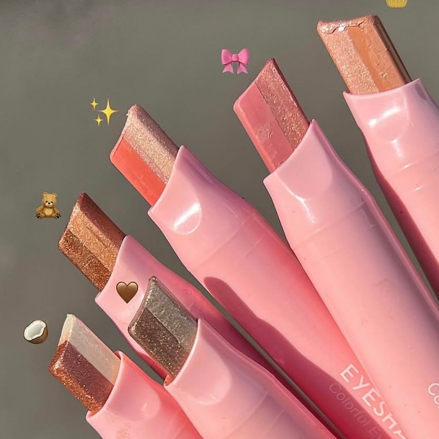 Dragon Ranee - 2 in 1 Delicate Eyeshadow Stick Set of 6