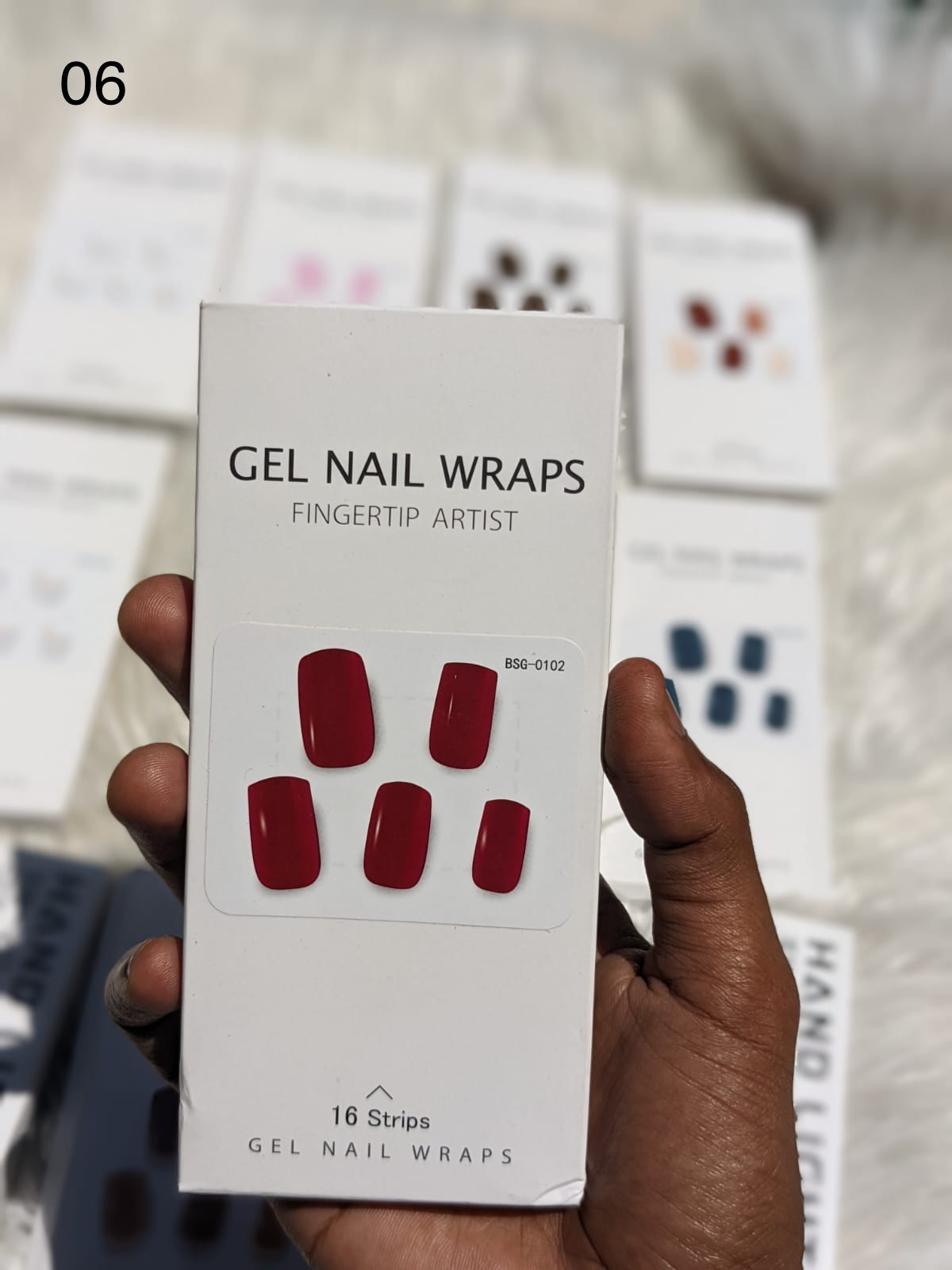 UV Gel Nail Stickers with UV Light Long-lasting Nails - 16 Gel Nails