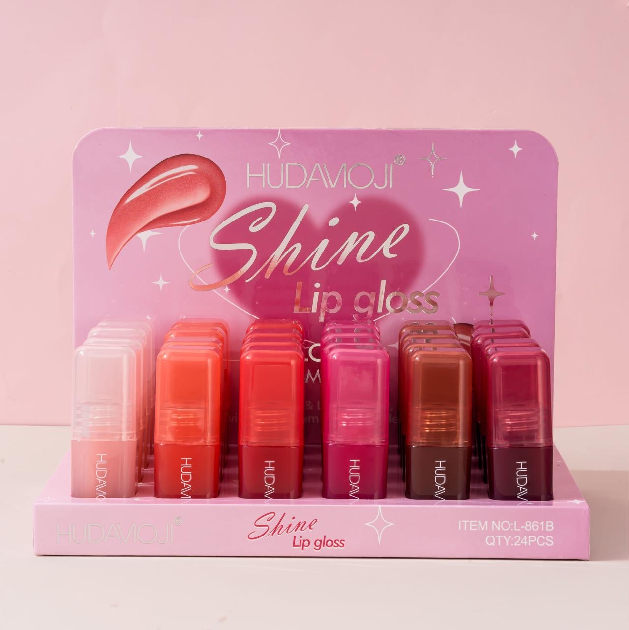 Hudamoji - Shiny Pop Plumping Lip Oil Set of 6