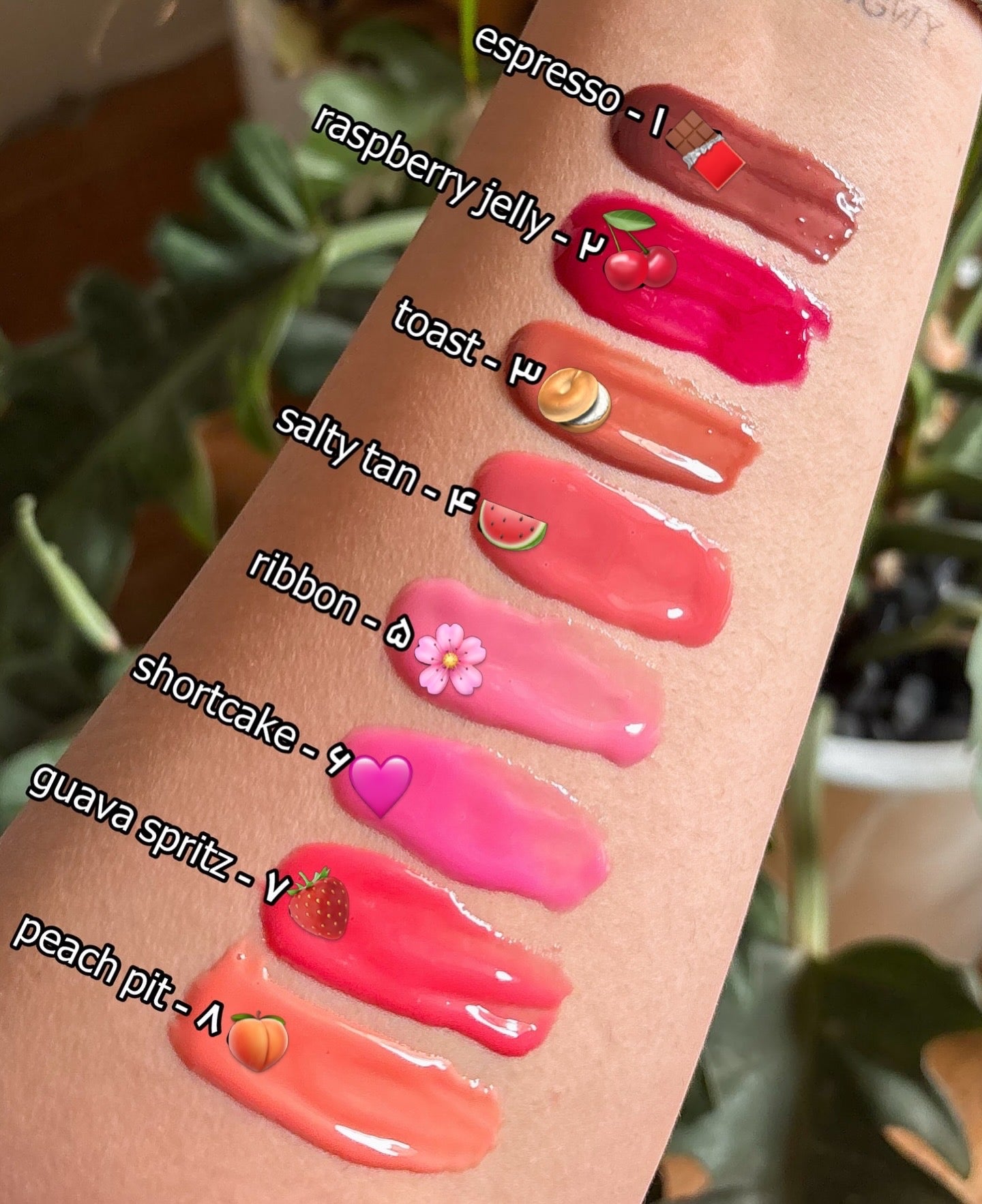 8pcs Rhode Peptide Lip Tints