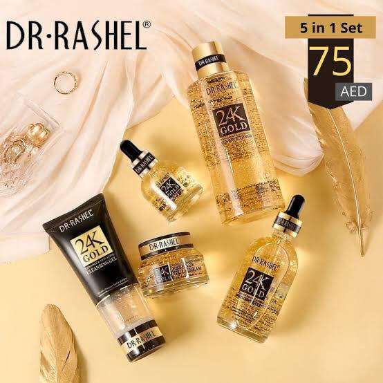 Dr. Rashel - 5 Steps 24K Gold Skin Care Set