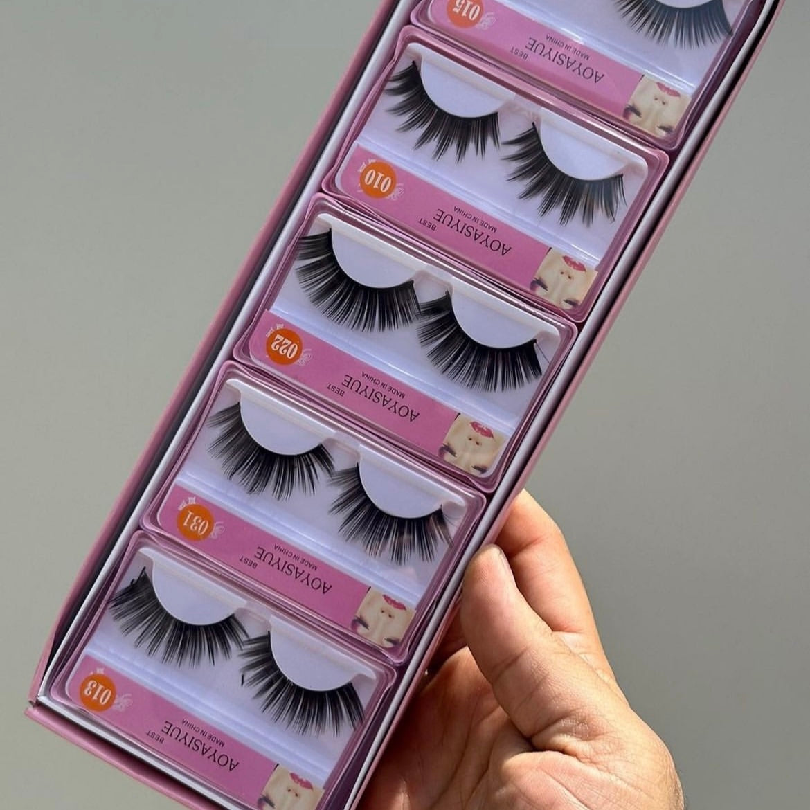 1 Pair Natural Soft Fluffy False Eye Lashes
