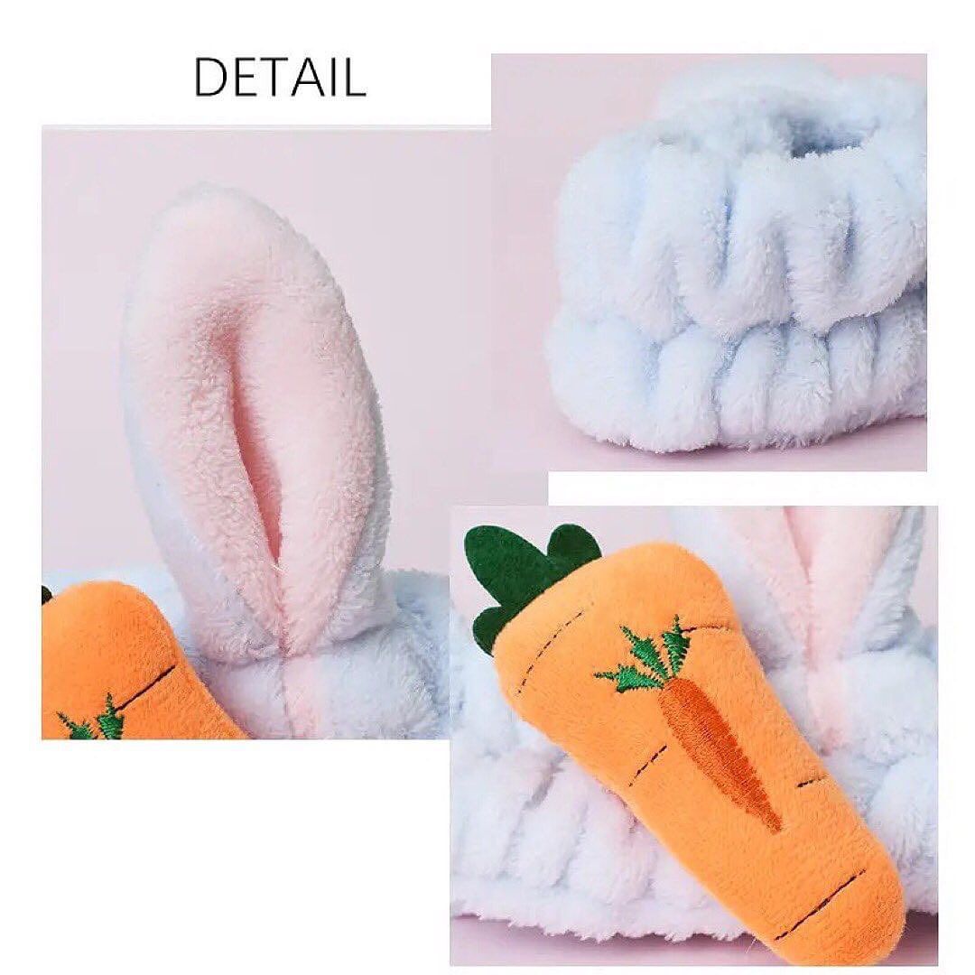 Lovely Rabbit Ear Carrot High Elastic Headband