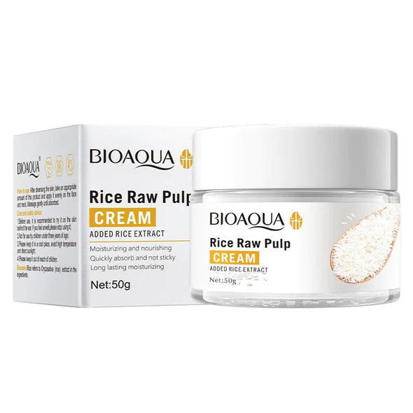 Bioaqua - Rice Raw Pulp Face Cream 50g
