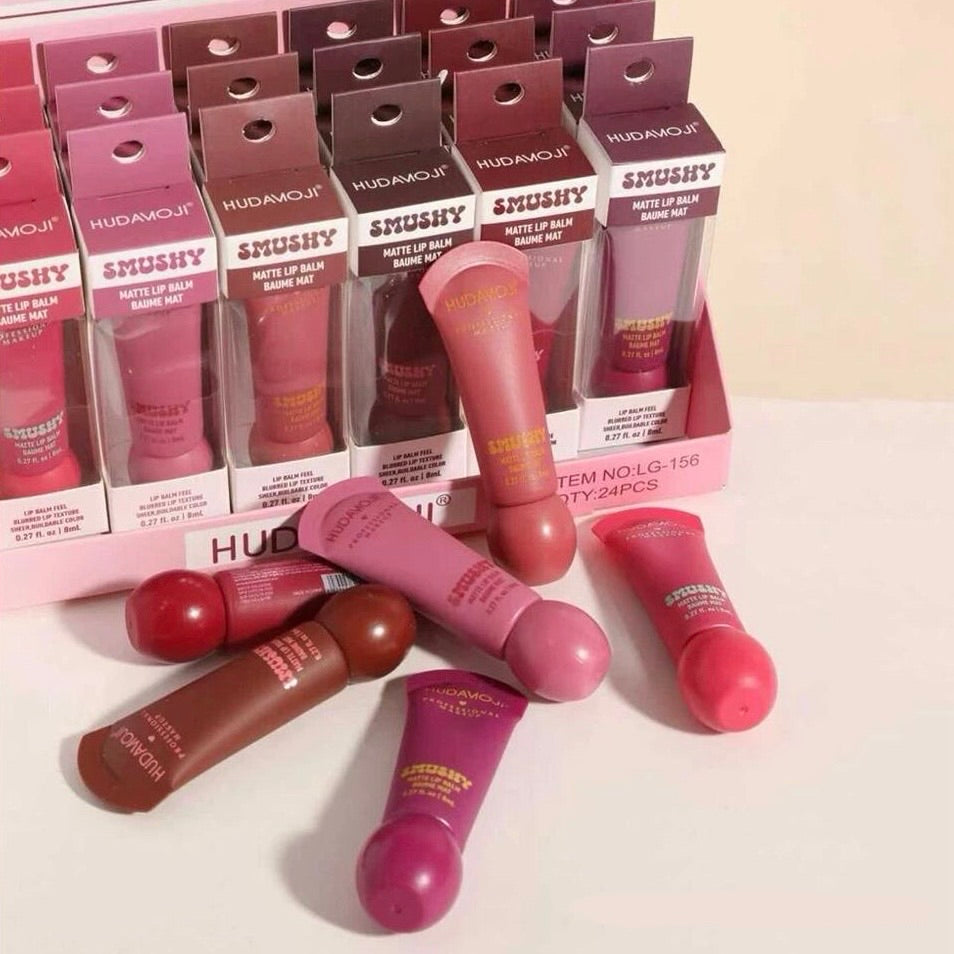 Hudamoji - 6pcs Smushy Matte Lip Gloss