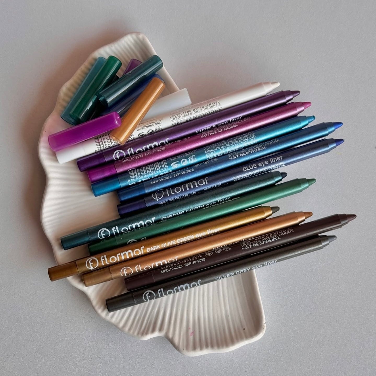 Flormar - Colorful Marker Eye Liner Set or 12