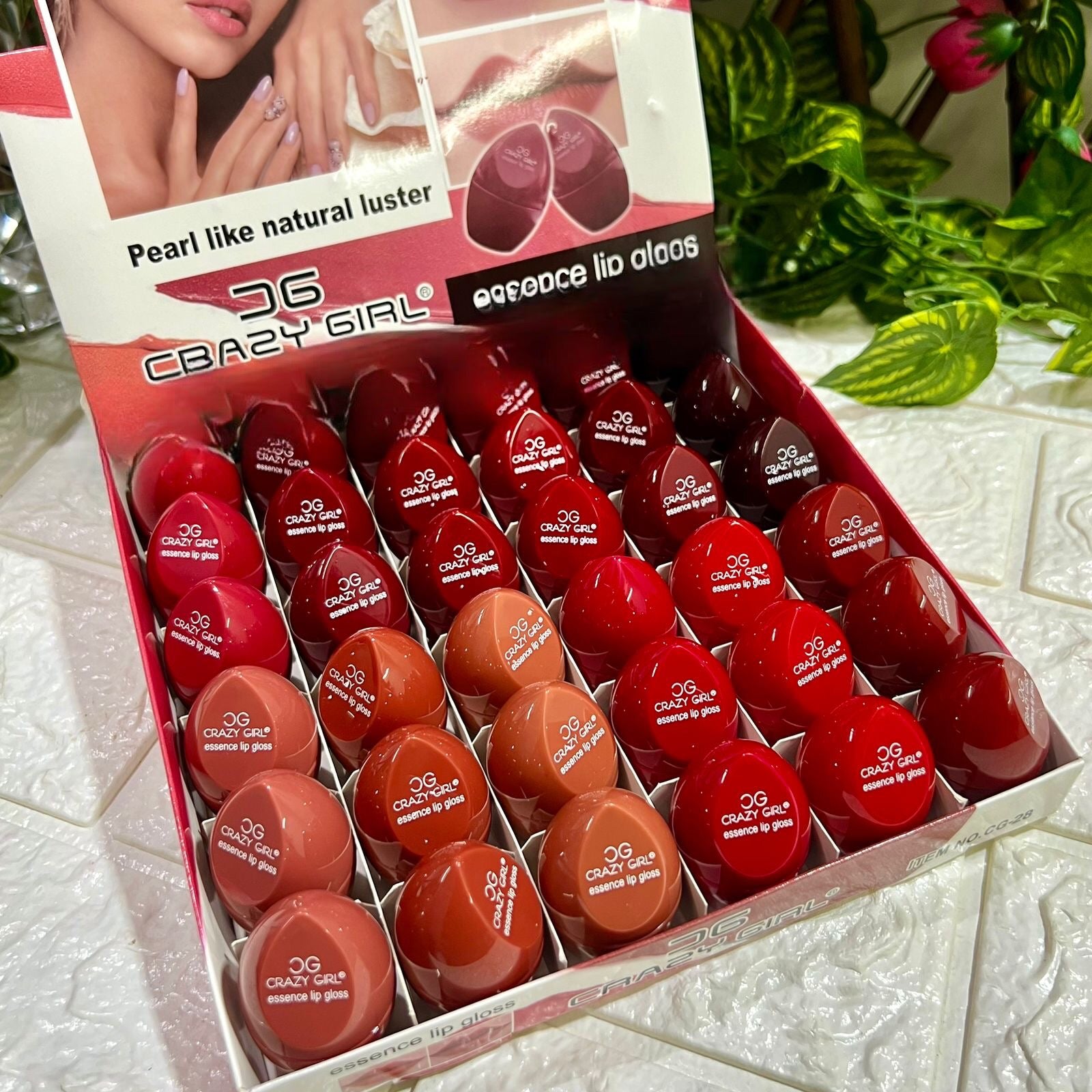 Crazy Girl - Mini Egg Pearl Lip Gloss Set of 3